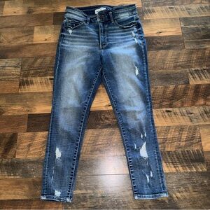 Parker Midnight Blue Ripped Skinny Jeans